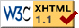 Logo valid XHTML V1.1