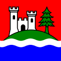 Flagge der Gemeinde Caslano
